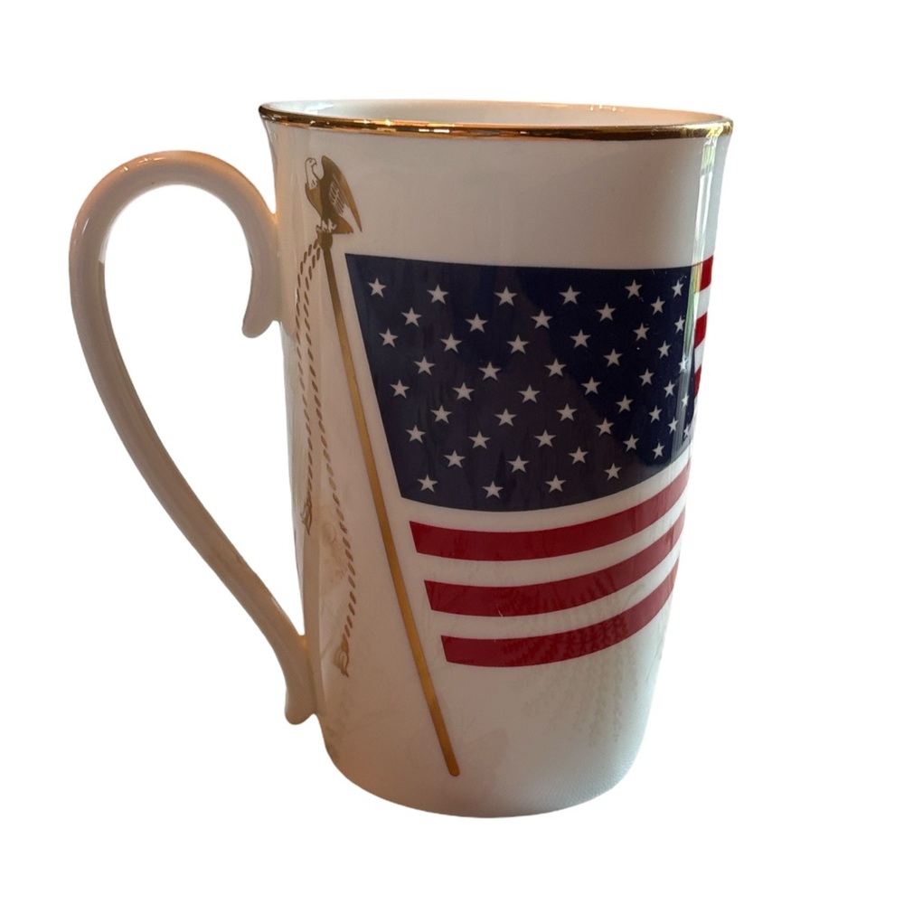 Lenox “United We Stand” Patriotic Mug – 9/11 Twin Towers Fund Commemorative
